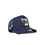 Fil Logolu Cordura Lacivert Trucker Şapka