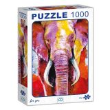 Fil Puzzle 1000 Parça Renkli 6+