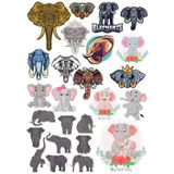Fil Sticker Set-6 17 Parça Telefon, Tablet, Defter, Laptop Sticker