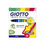 Fila Giotto Turbo Color Keçeli Kalem 12 Renk 416000