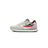 FILA Hypert erkek spor ayakkabısı, Marshmallow Black Fila Red, 43 EU