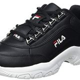 FILA Üniseks Çocuk Strada Low Teens Spor Ayakkabısı, Siyah, 36 EU