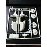 Filamel Klasik Italyan Scooter Maketi - Kendin Yap (Dıy) 3D Puzzle Retro Motor Biblo - Beyaz