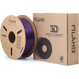 Filamix Magic Silk Çift Renk Pla Filament Siyah-Mor 1.75MM 1kg - Siyah - Mor