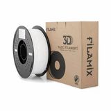 Filamix Pla+ Beyaz Filament 1.75Mm 1Kg - Plastik Makara Ams Uyumlu 50-300Mm/S Yüksek Hızlı 3D Yazıcı