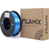 Filamix Silk Mavi Filament 1.75MM 1kg Ipeksi Parlak Görünüm