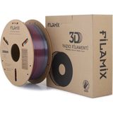 Filamix Silk Rainbow Pla Filament 1.75MM 1kg - Ipek Parlak Gökkuşağı Geçişli - Çok Renkli