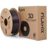 Filamix Silk Siyah Kırmızı Pla Filament 1.75MM 1kg - Ipek Parlak Seri - Siyah - Kırmızı