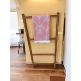Filda Store Kavak Ağacı Lifinden El Dokuması Midye Desen, Jakarlı, Premium Kalite, Peştemal, Plaj Havlusu, Pareo - 100 x 180 cm - Pembe