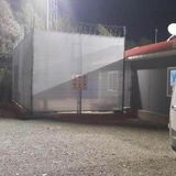 File Ambalaj %95'Lik Gri - Gümüş Gölgelik File - 1.5X7 Metre - Branda - Çit Filesi - Şeritli Halkalı
