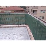 File Ambalaj Yüzde 55'Lik Yeşil Gölgelik File - 5X7 Metre - Branda - Çit Filesi - Şeritli Halkalı