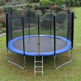 File Korumalı Büyük Boy Trambolin 426 cm Trambolin Güvenlik Fileli Bahçe Tipi Trampolin 14 Ft