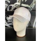 Fileli Basic Düz Gabardin Kumaş Yazlık Cap Şapka - Beyaz - 58 cm