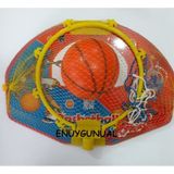 Fileli Basketbol Potası Seti Çocuklar İçin Basketbol Potası ve Basketbol Topu