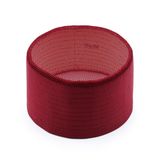 Fileli Kalıp Sarık Takkesi, Bordo, Keçe (58 Cm) | Dini ve Manevi Ürünler