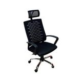 Fileli Müdür Koltuğu Ergonomik Ofis Koltuğu Ahşap Oturma Yüzeyi ile Konforlu Kullanım Tekerlekli