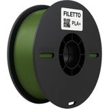 Filetto Haki Yeşil 3D Filament 1.75 mm 1 kg PLA+ Malzeme ile Yüksek Baskı Kalitesi
