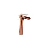 Filia Yapı Şelale Akışlı Çanak Lavabo Bataryası Rose Gold