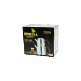 Filinta Mini Boy Çelik Çaydanlık Seti Çift Kapaklı Renkli Bakalit Kulp Üst Demlik: 1Lt - Alt Suluk: 1.5Lt Kendinden Süzgeçli (5067)