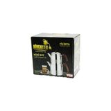 Filinta Mini Boy Çelik Çaydanlık Seti Çift Kapaklı Renkli Bakalit Kulp Üst Demlik: 1Lt - Alt Suluk: 1.5Lt Kendinden Süzgeçli (Timya/Go1395) 1