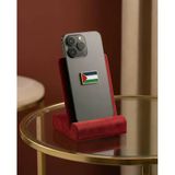 Filistin Bayrak Telefon Arkası Süsü Altın Detaylı Sticker Etiket 1,5 X 2 Cm