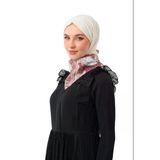 Filistin Eski Görüntü Yaşlanmış Ellele Kırmızı Dijital Baskılı Küçük Fular 45*45 Unisex S100052