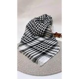 Filistin Kefiyesi 100 cm Kare Kefiye Filistin Puşisi, Unisex Puşi - 0 - Siyah - yok