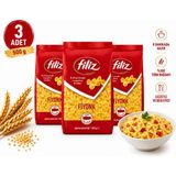 Filiz Güven Bitkisel Fiyonk Makarna 500 G 3 Adet - %100 Türk Buğdayı -Geleneksel Lezzet