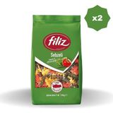 Filiz Sebzeli Burgu Makarna 500 gr - (2 Adet)