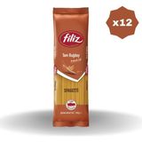 Filiz Tam Buğday Spagetti Makarna 500 gr - (12 Adet)