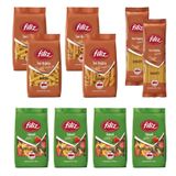 Filiz Tam Buğdaylı ve Sebzeli Makarna Paketi, 350gr, 10'lu Karma Set