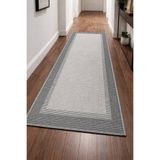 Filizon Mess Modern Dekoratif Yumuşak Dokulu Sisal Halı 3945 Gri Antrasit