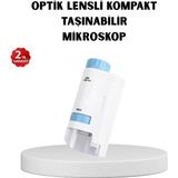 Filizora Digital Market LED Işıklı Mikroskop 80X–200X Zoom Eğitici Bilim Seti ve Taşınabilir