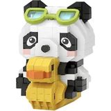Filizora Digital Market LZ-8634 Loz Ördekli Panda 190 Parça Block Oyuncak-Mini Poşet - 1 Adet