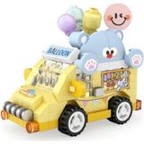 Filizora Digital Market LZ-8639 Loz Balon Arabası 160 Parça Block Oyuncak-Mini Poşet - 1 Adet