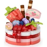 Filizora Digital Market LZ-8644 Loz Çilekli Pasta 160 Parça Block Oyuncak-Mini Poşet - 1 Adet
