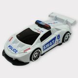 Filizora Digital Market Metal Mini Polis Arabası 8 cm - Polis - 3 - 1 Adet - 10 cm