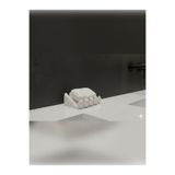 Filkorium3D Modern ve Sade Tasarım Su Tutmayan Plastik Sabunluk - 10,5 CM
