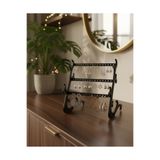 Filkorium3D Takı Standı - Küpe Standı - Kolye Askısı - Modern Takı ve Küpe Standı - 3 Bölmeli Küpe Standı
