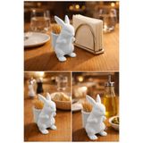 Filkorium3D Tavşan Figürlü Kürdanlık - Hediyelik Mini Tavşan Kürdanlık - Tavşan Dekoru - Mini Tavşan 9 CM