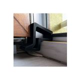 Filkorium3D YÜKSEK DOLGULU- Balkon Pencere Durdurucu - Pencere Stoperi (1 Adet Plastik) Kapı Stoperi SİYAH