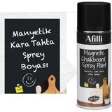 Filli Boya Afilli Manyetik Kara Tahta Sprey Boyası 400ML Hızlı Kuruyan Manyetik Özellikte - 400 ml