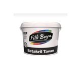 Filli Boya Betakril Tavan Boyası, 10kg, Beyaz, Mat Bitiş