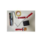 Filli Boya Boya Yardımcı Set Kozmik Rulo 25Cm-Robot Fırça 3 Nolu-Kadife Rulo-Kalin Maskeleme Bandı -Zımpara