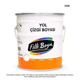 Filli Boya Solvent Bazlı Yol Çizgi Boyası 20 Kg Sarı