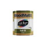 Filli Boya Woodmaxx Teak Yağı 0,75 Lt Ahşap Yüzeyler İçin Suya Dayanıklı Koruma