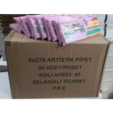 Filli Ince Artistik Pipet 4000 Adet 6 MM*280 mm (80 Pk:50 Li)