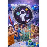 Fillikutum Astronot Temalı Pinyata ve Sopası – Katlanabilir Doğum Günü Parti Oyunu 40 Cm Konsept Seçenekli