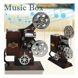 Film Makinesi Görünümlü Müzik Kutusu - Lisinya