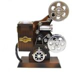 Film Makinesi Müzikli Müzik Kutusu Dekoratif Ev Ofis Hediyelik